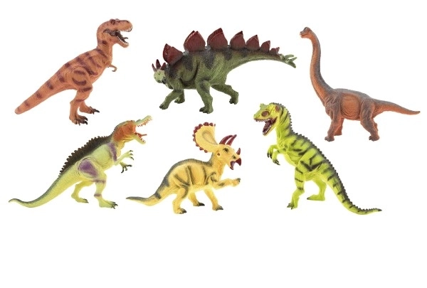 Dinosaure 25-32cm plastique 6 types