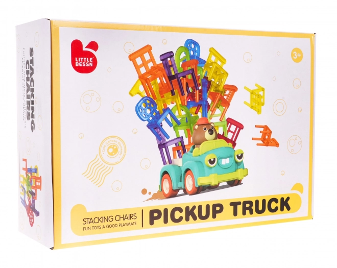 Jeu de compétence Chaises empilables et voiture pour enfants