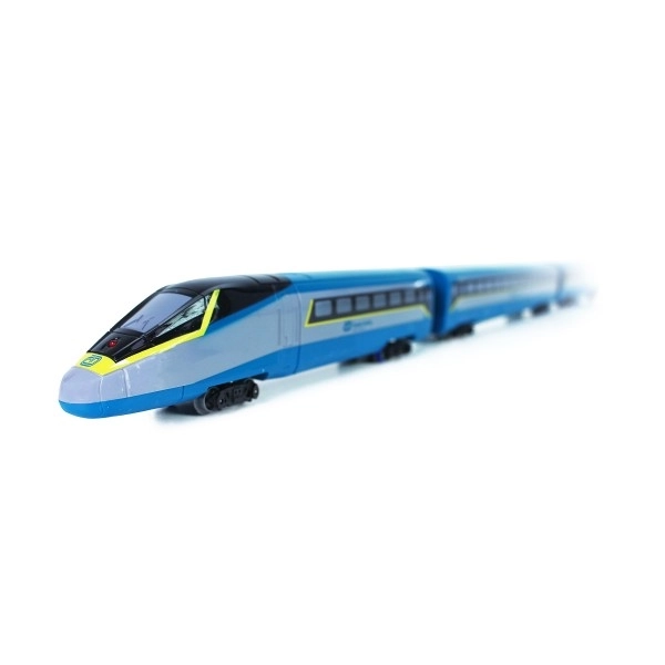 Ensemble ferroviaire SC Pendolino chemin de fer tchèque avec rails et effets