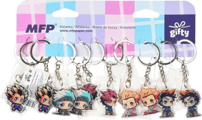 Porte-clés Anime mix 10 pcs