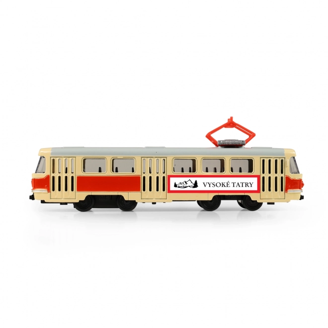 Tramway rétro en métal 16 cm HAUTES TATRAS