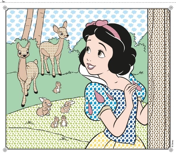 Grands livres à colorier à l'eau Disney Princesses