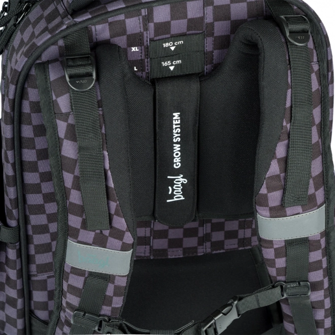Sac à dos scolaire Skate Max gris