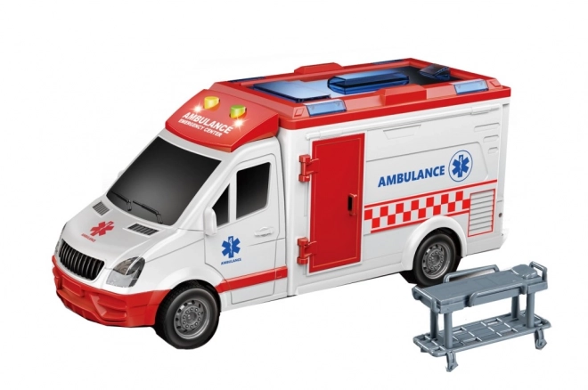 Voiture de secours 1:16 avec effets réalistes