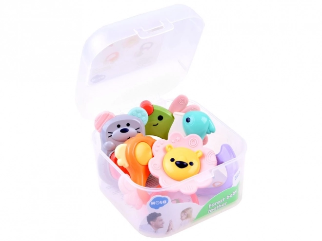 Ensemble de petites bêtes à mâcher pour enfants 5 pcs