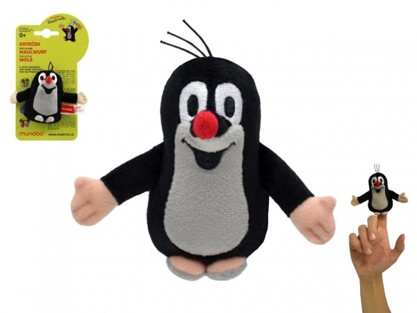 Marionnette à doigt en peluche Krtek 8 cm