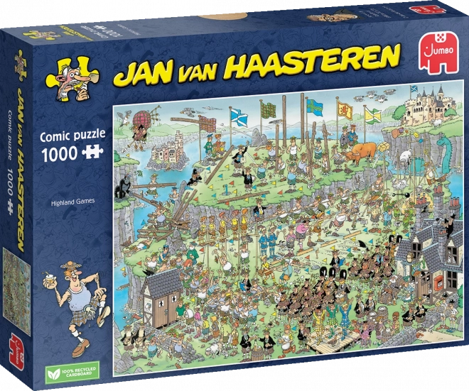 Puzzle JUMBO Jeux écossais JvH 1000 pièces