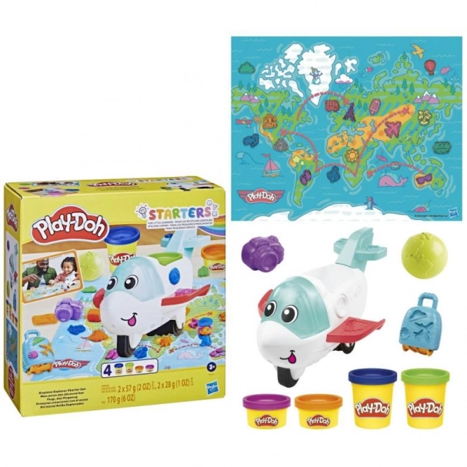 Play-Doh Ensemble de démarrage Avion d'exploration