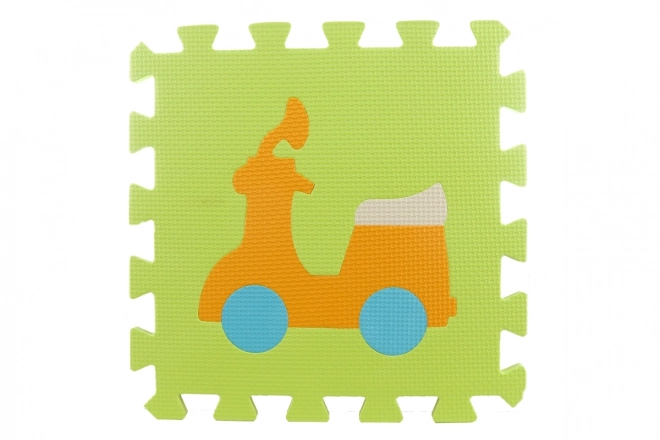 Puzzle en mousse 9 pcs véhicules de transport