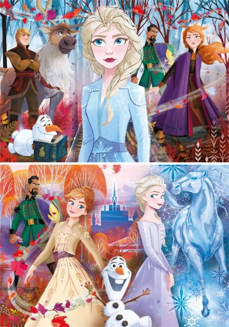 Puzzle 2x20 Super Color La Reine des Neiges 2