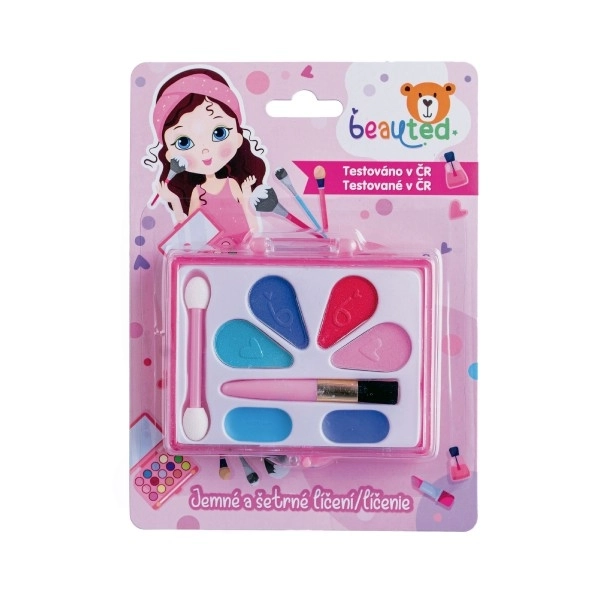 Ensemble de maquillage pour enfants beauted, petit, sur palette sur carte 13x17,5x2cm