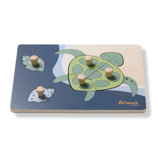 Puzzle en bois - tortue