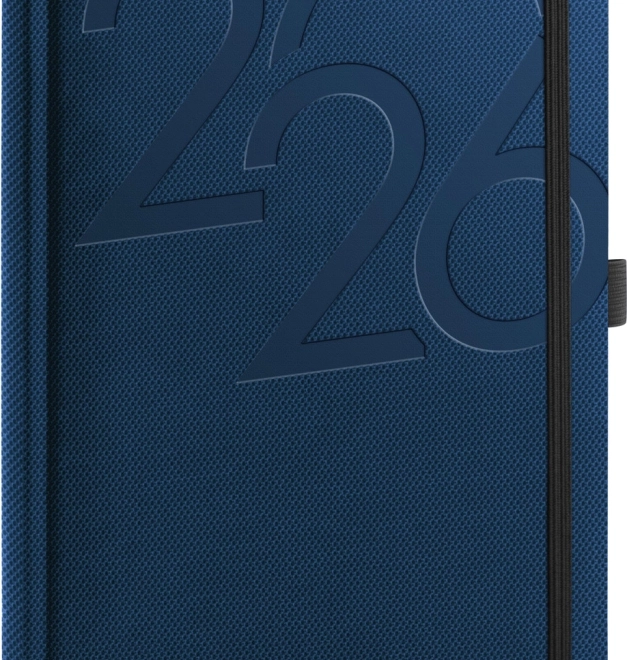 Agenda hebdomadaire bleu 2026