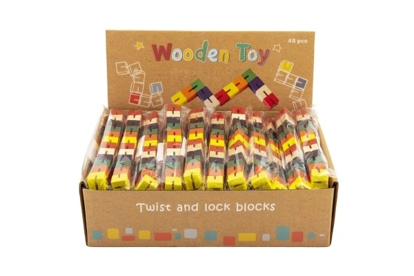 Casse-tête serpent en bois Teddies