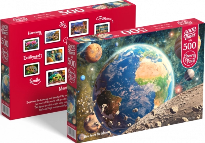 Puzzle Vue de la Lune 500 pièces
