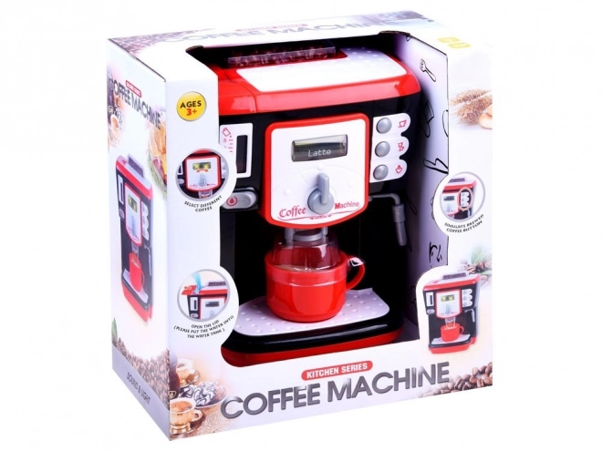 Grand cafetière interactive avec sons de café ZA2897