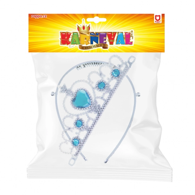 Couronne du royaume hivernal princesse avec pierres