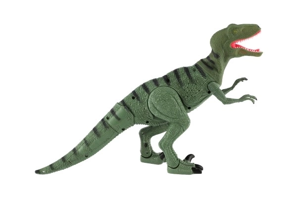 Vélociraptor IC en plastique marchant 50 cm sur piles avec son et lumière dans une boîte de 53x32,5x12cm