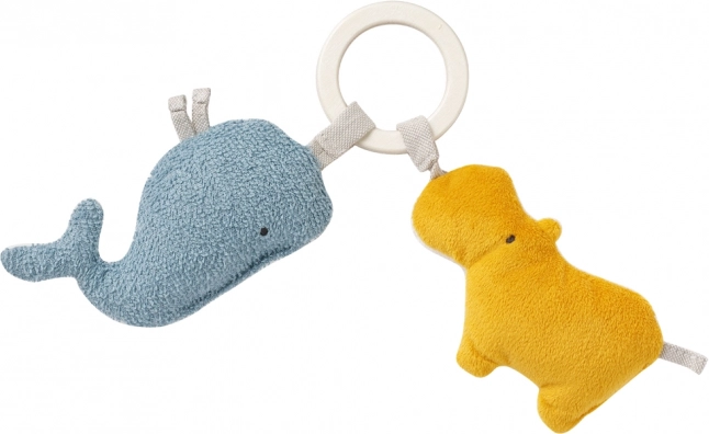 Jouet petit hippopotame & baleine, FehnNatur