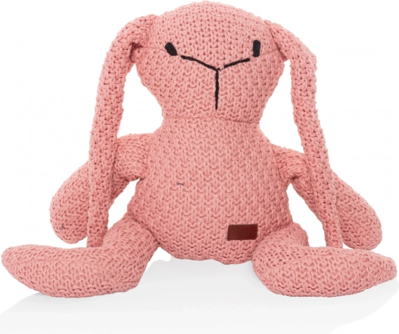 Jouet tricoté Lapin, Rose