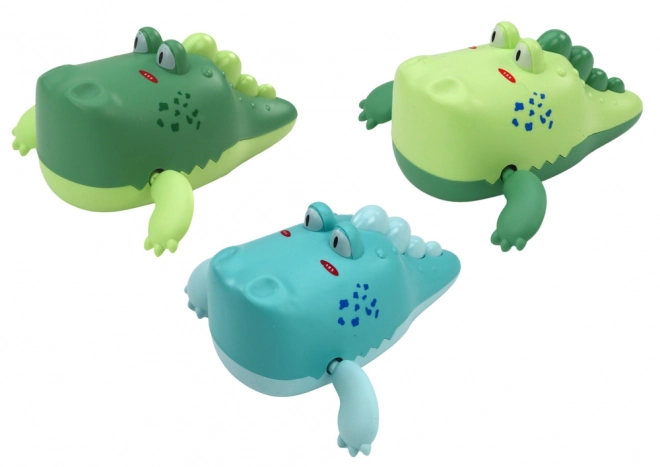 Jouet de bain crocodile flottant à remonter