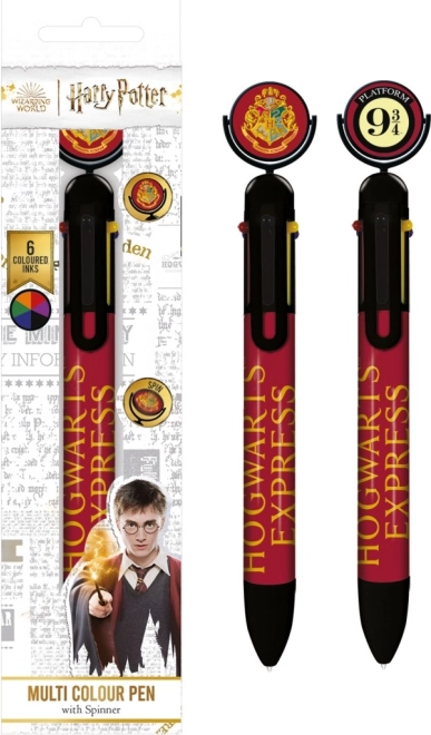 Stylo motif quai 9 3/4 HARRY POTTER, 6 couleurs