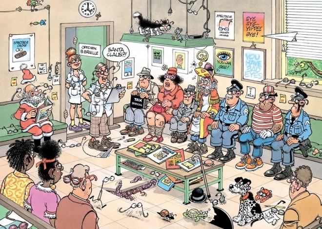 Puzzle JUMBO Jana van Haasterena: Regardez-le de l'autre côté - 500 pièces