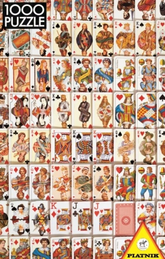 Puzzle PIATNIK cartes à jouer 1000 pièces
