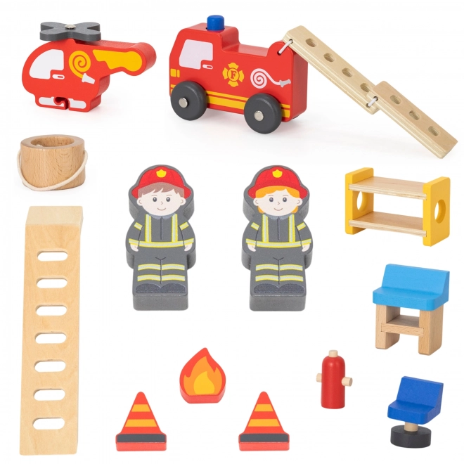 VIGA station de pompiers en bois à 3 étages