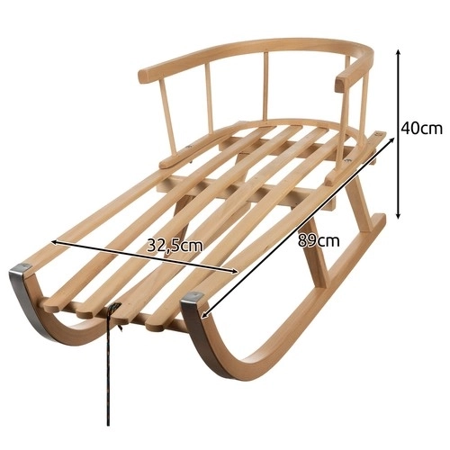 Luges en bois Kruzzel 25217