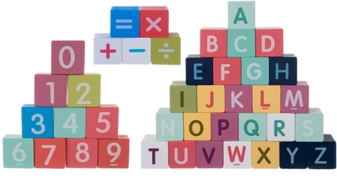 Ville en bois - Blocs colorés Kruzzel pour enfants