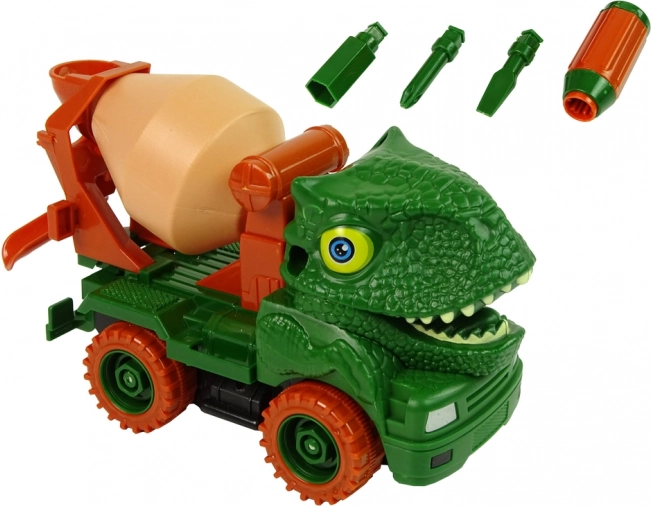 Bétonnière dinosaure à démonter
