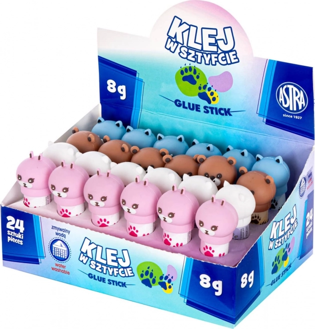ASTRA Colle solide 8g Animal 1pièce (mix)
