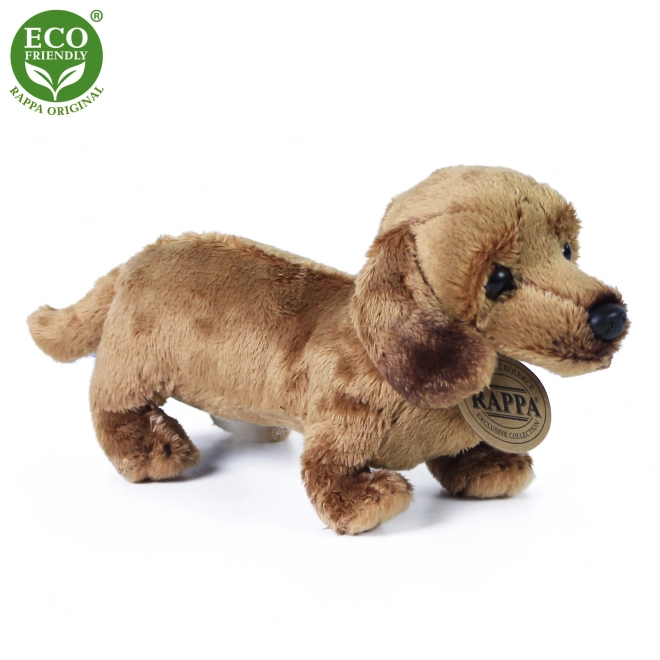 Chien teckel en peluche debout 2dr. 19 cm ECO-FRIENDLY