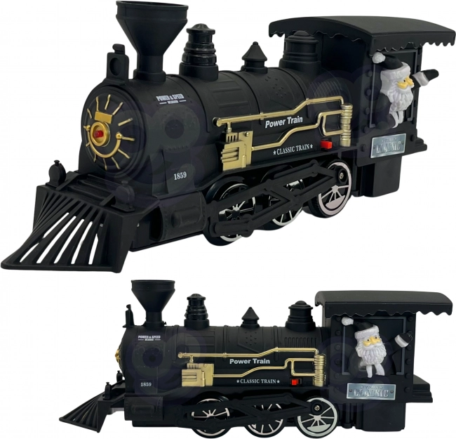 Woopie train à vapeur XXL ensemble de rails 403 cm