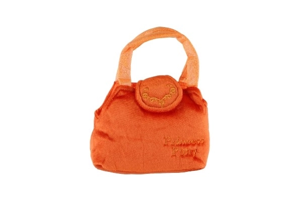 Licorne dans un sac à main - orange 18 cm