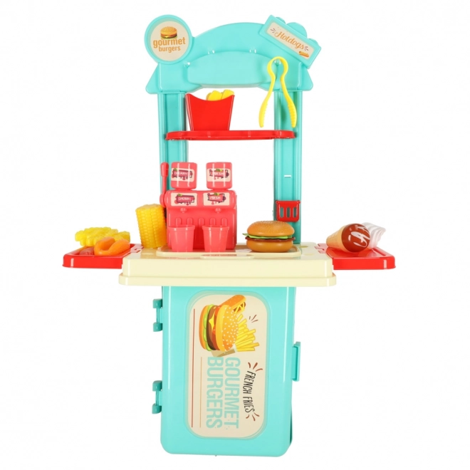 Cuisine pour enfants avec valise et accessoires