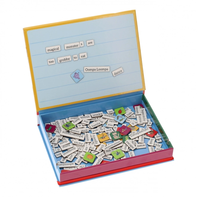 Tableau magnétique Mots tirés des livres de Roald Dahl