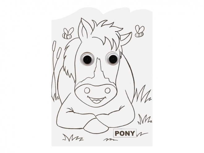 Livre de coloriage MFP A4 yeux mobiles Animaux de compagnie 1p 210x270/16
