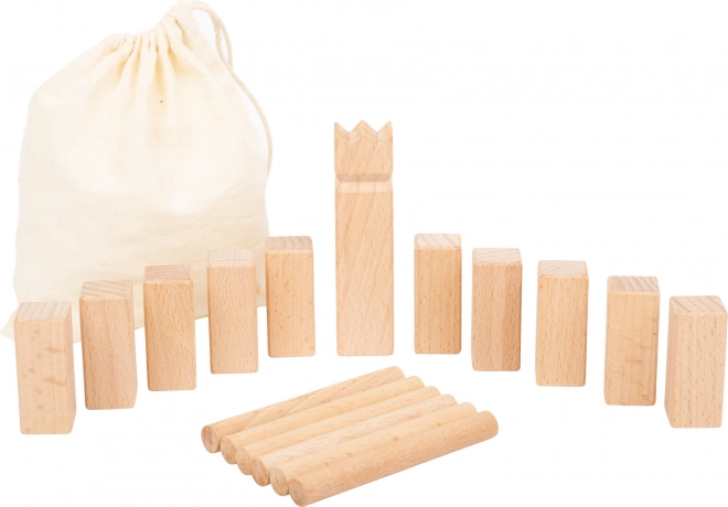 Petit Jeu Viking en Bois Kubb Mini