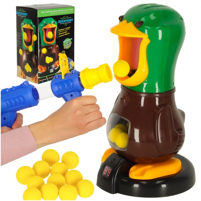Jeu d'adresse tir sur le canard