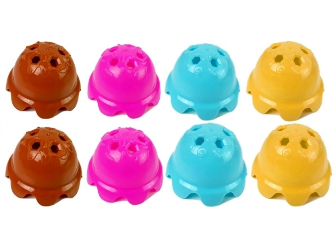 Crème glacée en gaufre Jeu d'arcade coloré avec une tour pyramidale pour toute la famille