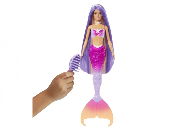 Poupée Barbie Malibu sirène changeant de couleur