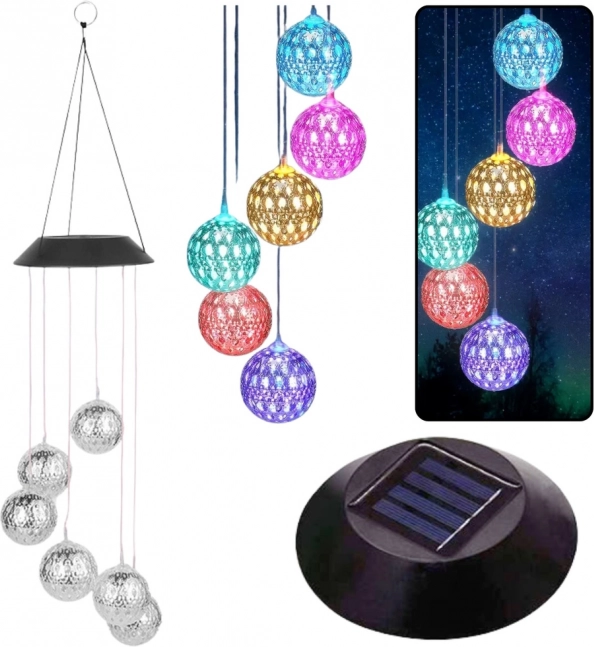 Lampes LED solaires de jardin boules marocaines