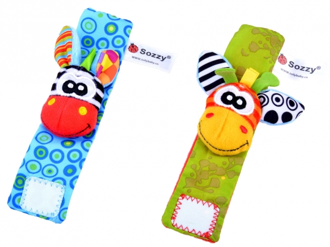 Chaussettes + hochets ensemble de 4 pcs ZA4006