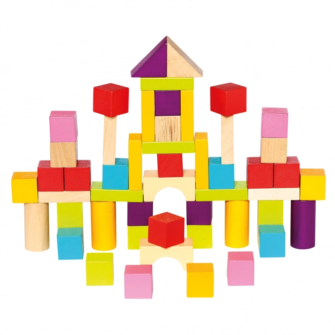 Bino Cubes dans le seau 50 pcs nouvelles couleurs