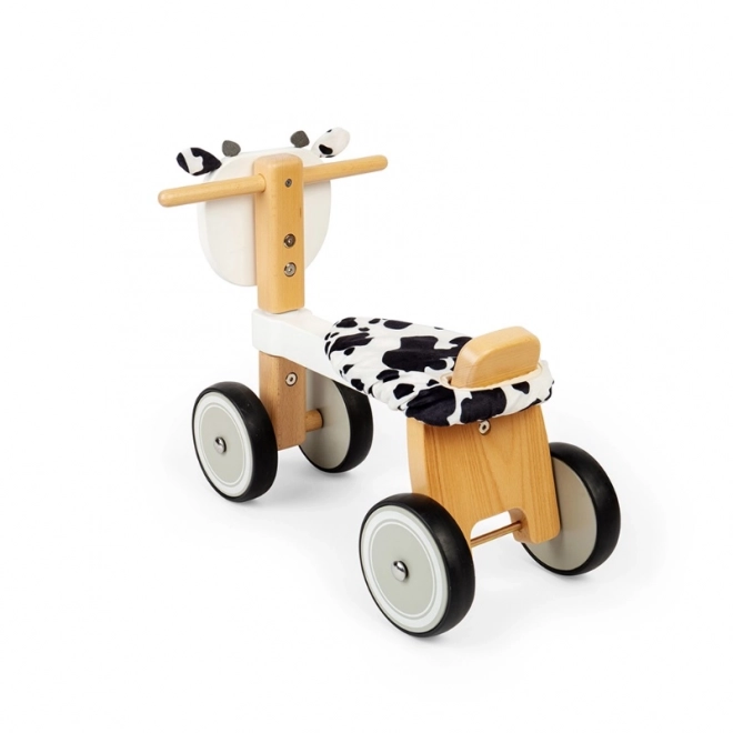 Trottinette en bois vache pour enfants