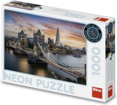 Puzzle néon Crépuscule sur Tower Bridge 1000 pièces