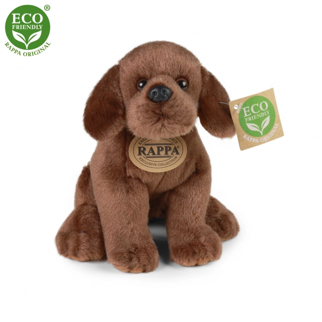 Chien en peluche labrador assis 20 cm ÉCOLOGIQUE
