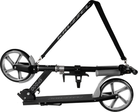 Trottinette de ville pliable pour enfants avec grandes roues (200 mm) – gris